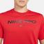 Nike Mens Pro Short Sleeve Top - Gym Red - thumbnail image 3