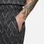 Nike Mens 9 Inch Printed Tennis Shorts - Black/White - thumbnail image 5