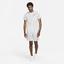 Nike Mens 9 Inch Printed Tennis Shorts - White/Black - thumbnail image 6