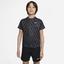 Nike Boys Printed Tennis Top - Black/White - thumbnail image 1