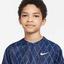 Nike Boys Printed Tennis Top - Obsidian/White - thumbnail image 3