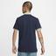 Nike Mens Slim-Fit Polo - Obsidian/Mint Foam - thumbnail image 2