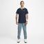 Nike Mens Slim-Fit Polo - Obsidian/Mint Foam - thumbnail image 6
