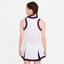 Nike Womens Slam Tennis Tank - White/Black - thumbnail image 2