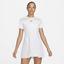 Nike Womens Slam Tennis Dress - White - thumbnail image 1