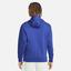 Nike Mens Fleece Hoodie - Deep Royal Blue - thumbnail image 2