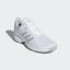Adidas Womens Barricade Court Tennis Shoes - White/Silver - thumbnail image 4