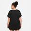 Nike Womens Victory Tee (Plus Size) - Black - thumbnail image 2