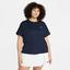 Nike Womens Victory Tee (Plus Size) - Navy Blue - thumbnail image 1