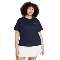 Nike Womens Victory Tee (Plus Size) - Navy Blue