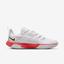 Nike Womens Vapor Lite Tennis Shoes - White/Bright Crimson - thumbnail image 3