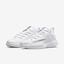 Nike Womens Vapor Lite Tennis Shoes - White/Silver - thumbnail image 5