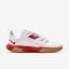 Nike Womens Vapor Lite Tennis Shoes - White/University Red - thumbnail image 3