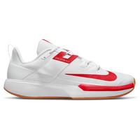 Nike Mens Vapor Lite Tennis Shoes - White/University Red