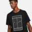 Nike Mens NikeCourt Tennis T-Shirt - Black/White - thumbnail image 3