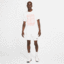 Nike Mens NikeCourt Tennis T-Shirt - White/Bright Mango - thumbnail image 4