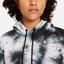 Nike Womens Tie-Dye Heritage Hoodie - Black/White - thumbnail image 3