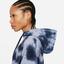 Nike Womens Tie-Dye Heritage Hoodie - Indigo Haze/Obsidian - thumbnail image 3