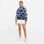 Nike Womens Tie-Dye Heritage Hoodie - Indigo Haze/Obsidian - thumbnail image 7