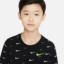 Nike Boys Sportswear T-Shirt - Black/White/Green - thumbnail image 3