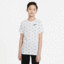 Nike Boys Sportswear T-Shirt - White/Black - thumbnail image 1