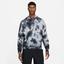 Nike Mens Tie-Dye Heritage Tennis Hoodie - Black/White - thumbnail image 1