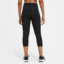 Nike Womens One Capri Training Leggings - Black - thumbnail image 2