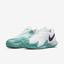 Nike Mens Air Zoom Vapor Cage 4 Rafa Tennis Shoes - White/Washed Teal - thumbnail image 5