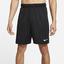 Nike Mens Dri-FIT Knit Tennis Shorts - Black - thumbnail image 1