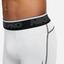 Nike Mens Pro Dri-FIT Shorts - White/Black - thumbnail image 4