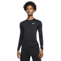 Nike Mens Tight Fit Long Sleeve Top - Black