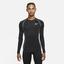 Nike Mens Tight Fit Long Sleeve Top - Black/White - thumbnail image 1
