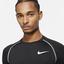 Nike Mens Tight Fit Long Sleeve Top - Black/White - thumbnail image 6