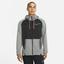 Nike Mens Therma Fit Zip Hoodie - Black/Grey - thumbnail image 1