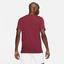 Nike Mens Tennis Tee - Maroon - thumbnail image 2