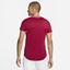 Nike Mens Tennis Tee - Pomegranate - thumbnail image 2