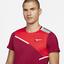 Nike Mens Tennis Tee - Pomegranate - thumbnail image 3
