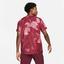 Nike Mens Dri-FIT Victory Printed Top - Pomegranate/White - thumbnail image 2