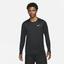 Nike Mens Advantage Half-Zip Long Sleeve Top - Black - thumbnail image 1