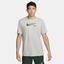 Nike Mens Dri-FIT Swoosh T-Shirt- Grey - thumbnail image 1