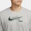 Nike Mens Dri-FIT Swoosh T-Shirt- Grey - thumbnail image 3