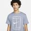 Nike Mens Court Tennis T-Shirt - Ashen Slate - thumbnail image 3