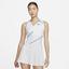 Nike Womens Court Tennis Dress - White/Washed Teal - thumbnail image 1