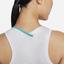 Nike Womens Court Tennis Dress - White/Washed Teal - thumbnail image 4