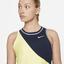 Nike Womens Slam Tennis Tank - Obsidian/Light Zitron/White - thumbnail image 3