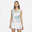 Nike Womens Printed Tennis Tank - White/Mint - thumbnail image 1