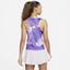 Nike Womens Printed Tennis Tank - Purple - thumbnail image 2