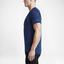 Nike Mens Cool Tailwind Stripe Top - Deep Royal Blue - thumbnail image 5