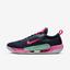 Nike Mens Zoom Court NXT HC Tennis Shoes - Obsidian/Green Glow/Hyper Pink - thumbnail image 1