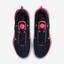 Nike Mens Zoom Court NXT HC Tennis Shoes - Obsidian/Green Glow/Hyper Pink - thumbnail image 4